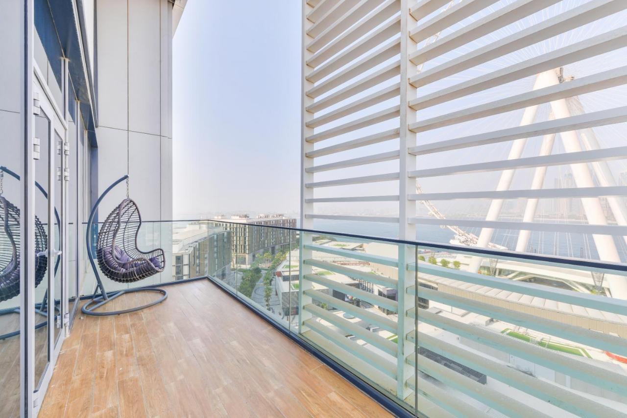Spectacular 3 Bedroom Condo With Maids Room Facing The Dubai Eye Exterior foto